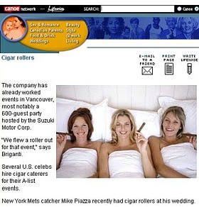 Canada magazine picks up press release about Cigar Catering®