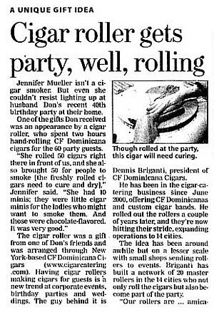 Chicago Tribune cigar roller article, scan part 1