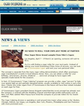 CigarCyclopedia detailed, in depth article scan