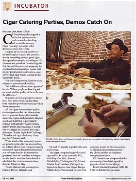 Full article about corporate cigar roller events