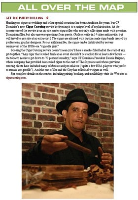 Article about cigar roller events